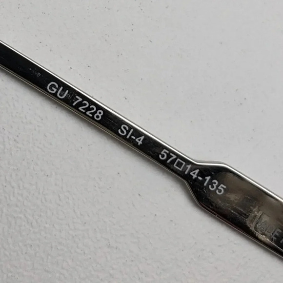 🕶️ Guess GU7228 SI-4 Aviator Sunglasses 57/14-135 / ALO806🕶️ - Picture 6 of 8